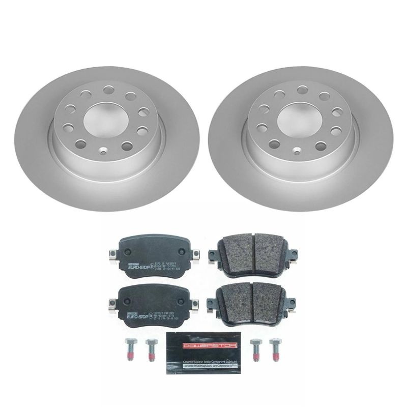 PowerStop Power Stop 15-18 Volkswagen GTI Rear Euro-Stop Brake Kit