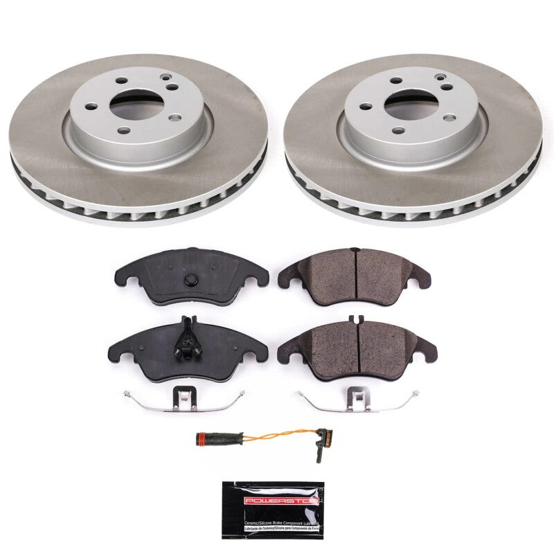 PowerStop Power Stop 2016 Mercedes-Benz SLK300 Front Semi-Coated Rotor Kit