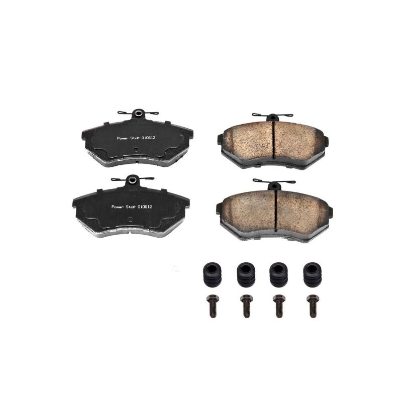 PowerStop Power Stop 95-02 Volkswagen Cabrio Front Z17 Evolution Ceramic Brake Pads w/Hardware