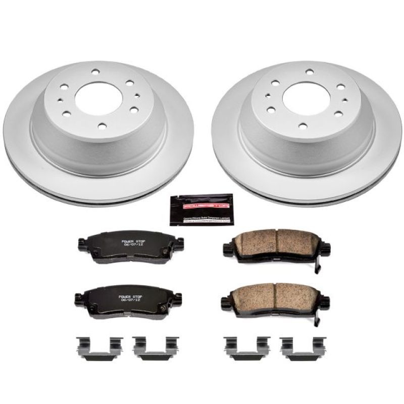 PowerStop Power Stop 04-07 Buick Rainier Rear Z17 Evolution Geomet Coated Brake Kit