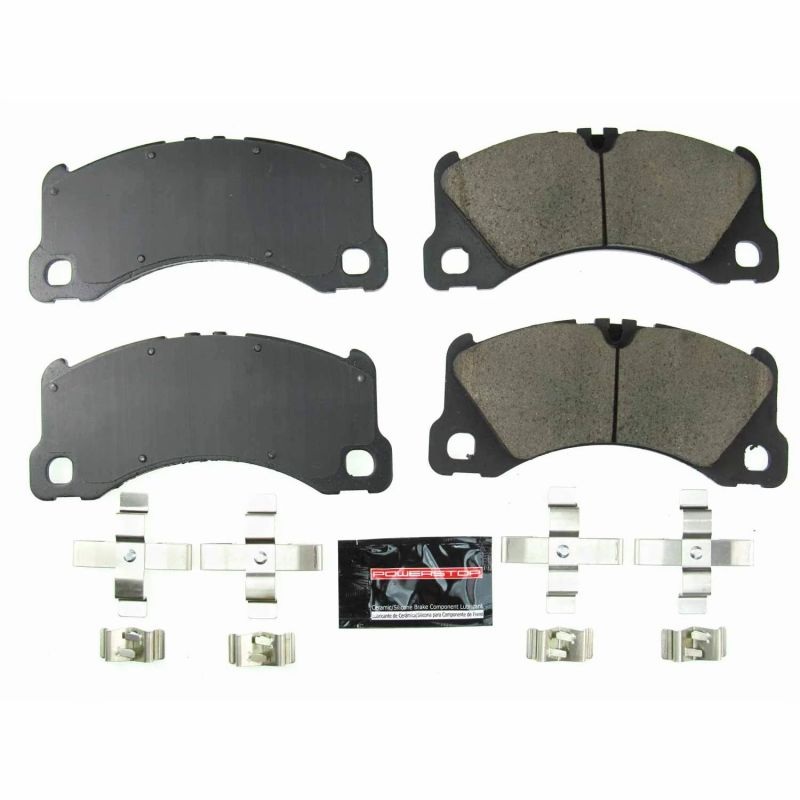 PowerStop Power Stop 13-17 Porsche Cayenne Front Z23 Evolution Sport Brake Pads w/Hardware