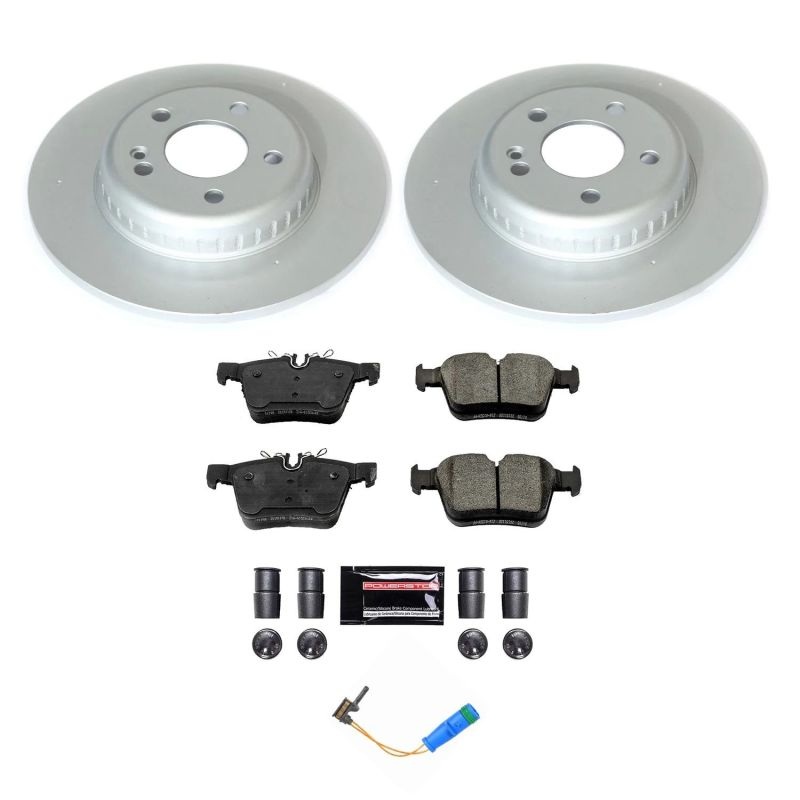 PowerStop Power Stop 17-18 Mercedes-Benz C300 Rear Z17 Evolution Geomet Coated Brake Kit