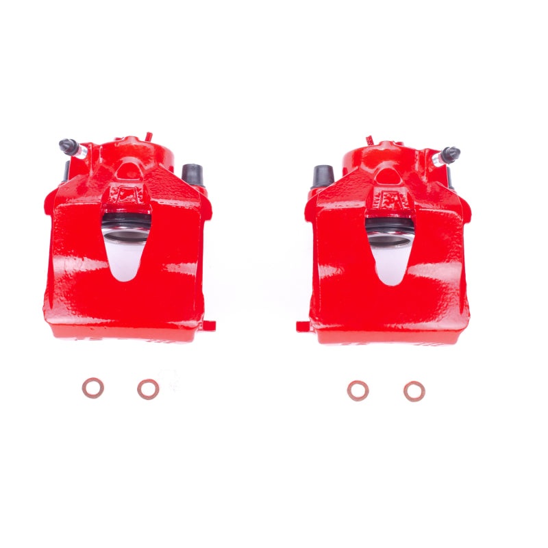 PowerStop Power Stop 1998 Volkswagen Beetle Front Red Calipers – Pair