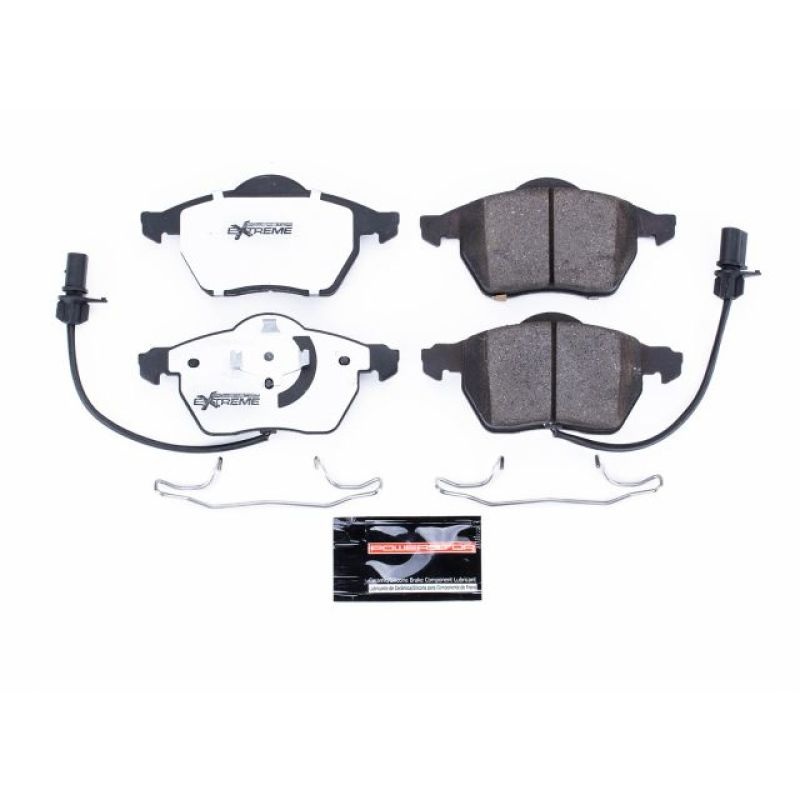 PowerStop Power Stop 99-06 Audi A4 Front Z26 Extreme Street Brake Pads w/Hardware