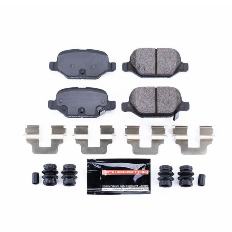 PowerStop Power Stop 12-17 Fiat 500 Rear Z23 Evolution Sport Brake Pads w/Hardware