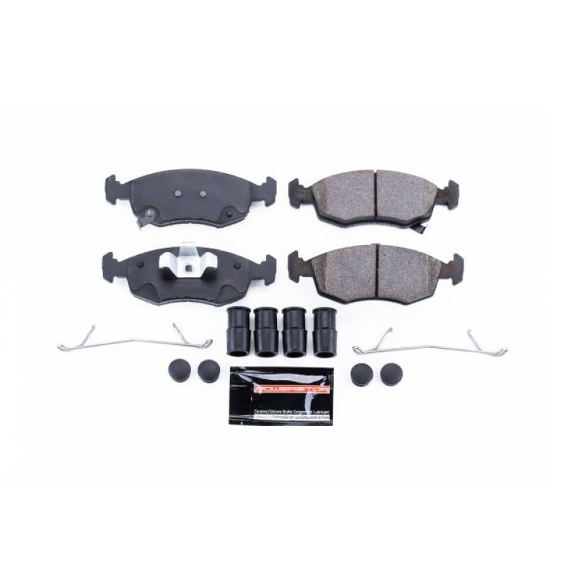 PowerStop Power Stop 12-18 Fiat 500 Front Z23 Evolution Sport Brake Pads w/Hardware