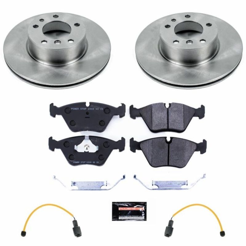PowerStop Power Stop 1989 BMW 525i Front Track Day SPEC Brake Kit