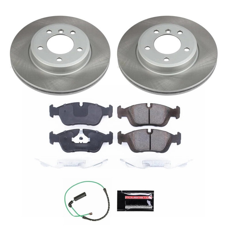PowerStop Power Stop 01-05 BMW 325xi Front Semi-Coated Rotor Kit