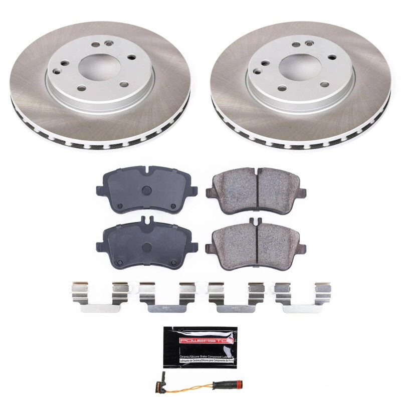 PowerStop Power Stop 01-05 Mercedes-Benz C240 Front Semi-Coated Rotor Kit