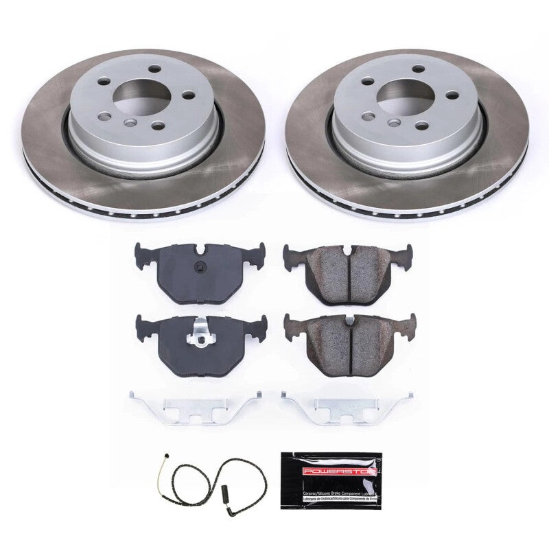 PowerStop Power Stop 04-10 BMW X3 Rear Semi-Coated Rotor Kit