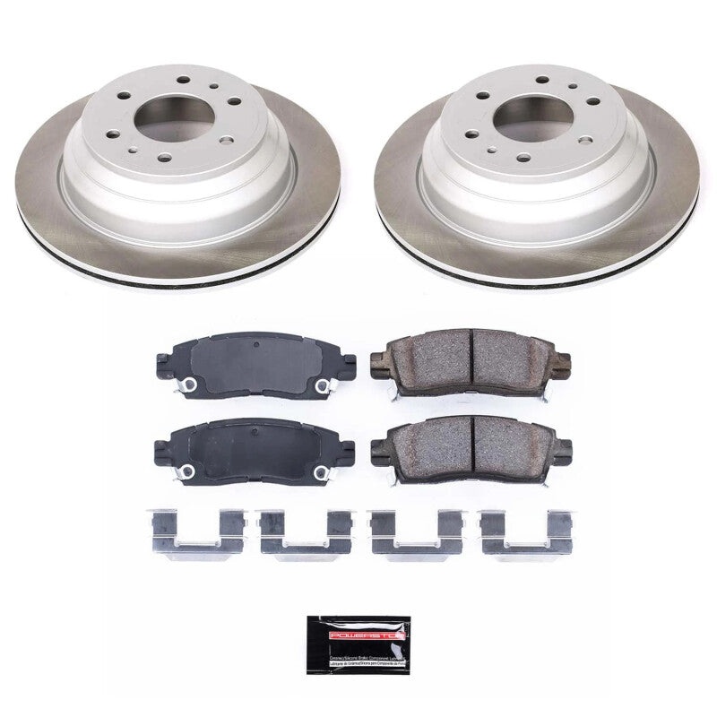 PowerStop Power Stop 05-09 Saab 9-7x Rear Semi-Coated Rotor Kit