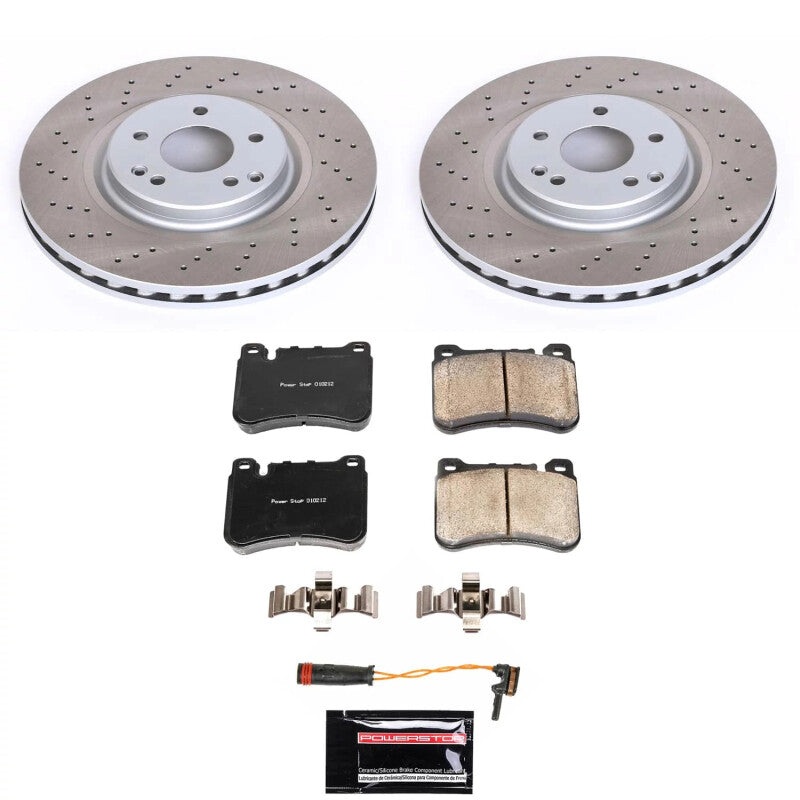PowerStop Power Stop 06-11 Mercedes-Benz SLK350 Front Semi-Coated Rotor Kit