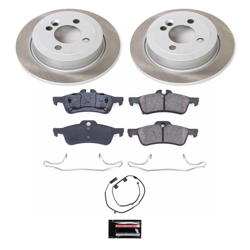 PowerStop Power Stop 07-08 Mini Cooper Rear Semi-Coated Rotor Kit