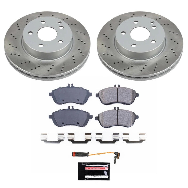 PowerStop Power Stop 08-12 Mercedes-Benz C300 Front Semi-Coated Rotor Kit