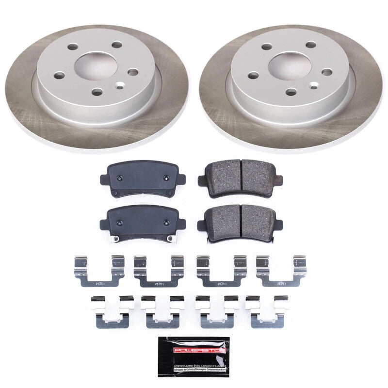 PowerStop Power Stop 10-11 Saab 9-5 Rear Semi-Coated Rotor Kit