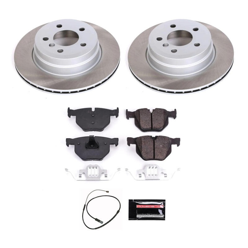 PowerStop Power Stop 11-19 BMW X6 Rear Semi-Coated Rotor Kit