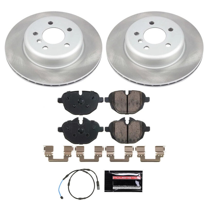 PowerStop Power Stop 12-16 BMW ActiveHybrid 5 Rear Semi-Coated Rotor Kit