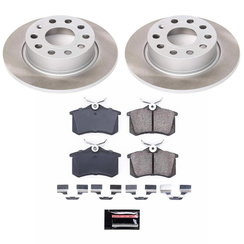 PowerStop Power Stop 12-18 Volkswagen Jetta Rear Semi-Coated Rotor Kit