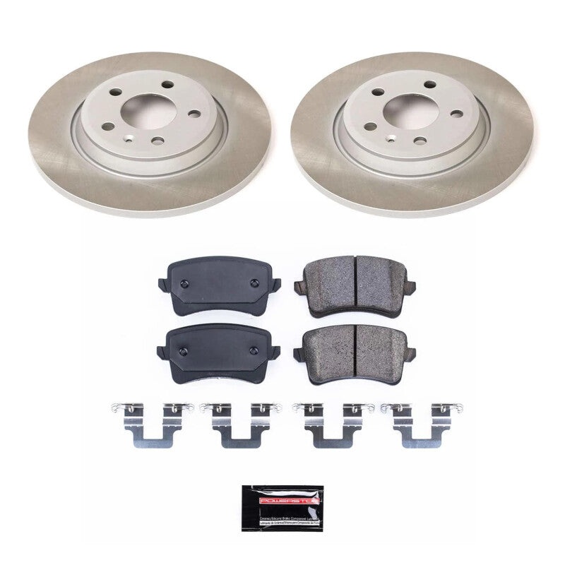 PowerStop Power Stop 13-16 Audi allroad Rear Semi-Coated Rotor Kit