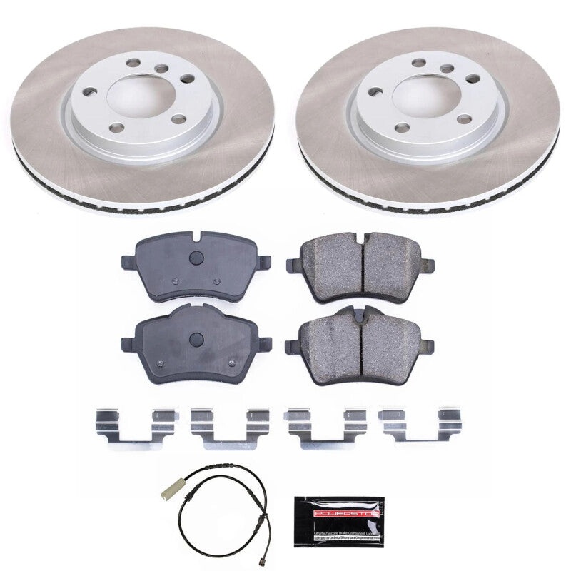 PowerStop Power Stop 13-16 Mini Cooper Paceman Front Semi-Coated Rotor Kit