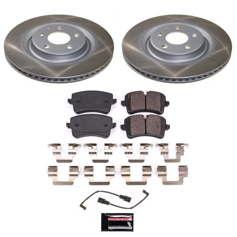 PowerStop Power Stop 15-21 Porsche Macan Rear Semi-Coated Rotor Kit