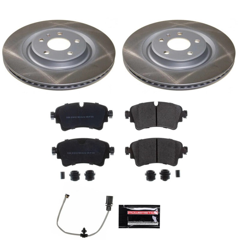 PowerStop Power Stop 18-20 Audi SQ5 Rear Semi-Coated Rotor Kit