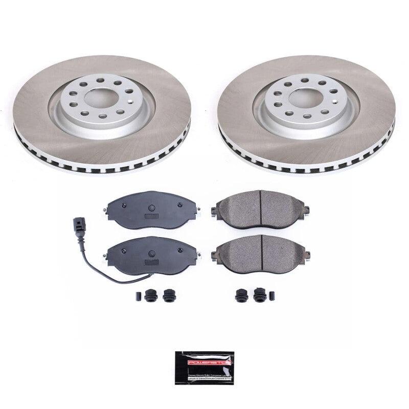 PowerStop Power Stop 18-21 Volkswagen Tiguan Front Semi-Coated Rotor Kit