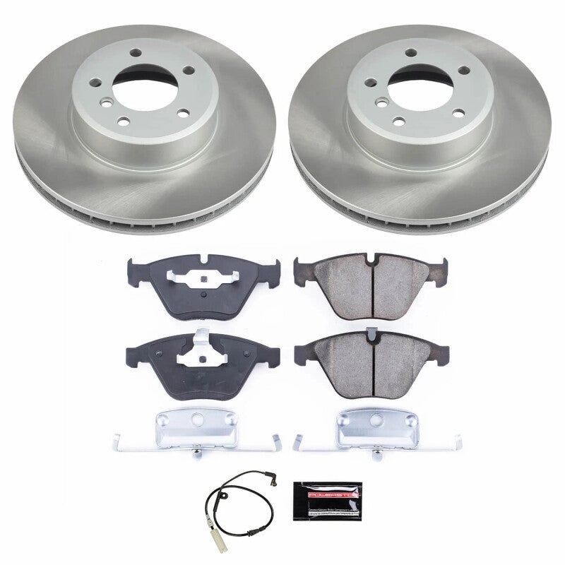 PowerStop Power Stop 2008 BMW 535xi Front Semi-Coated Rotor Kit