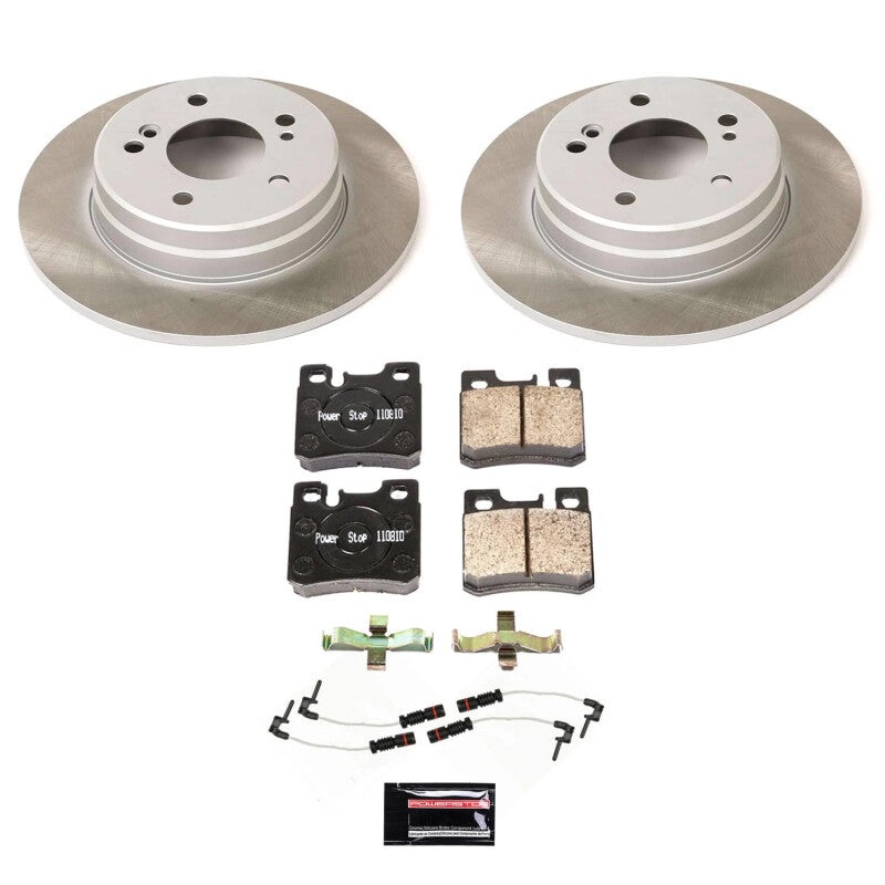 PowerStop Power Stop 90-92 Mercedes-Benz 300TE Rear Semi-Coated Rotor Kit