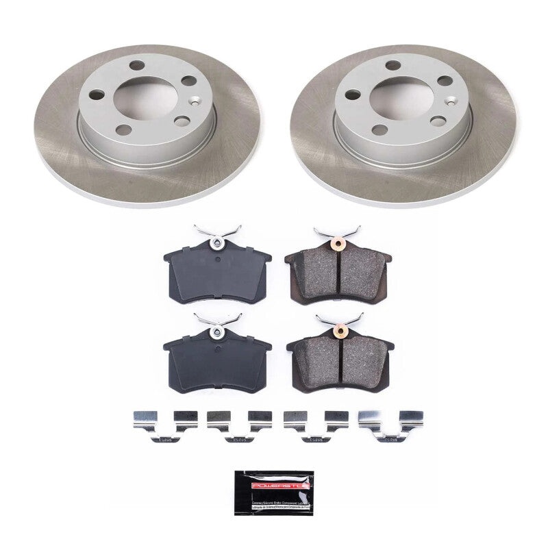 PowerStop Power Stop 98-05 Volkswagen Jetta Rear Semi-Coated Rotor Kit