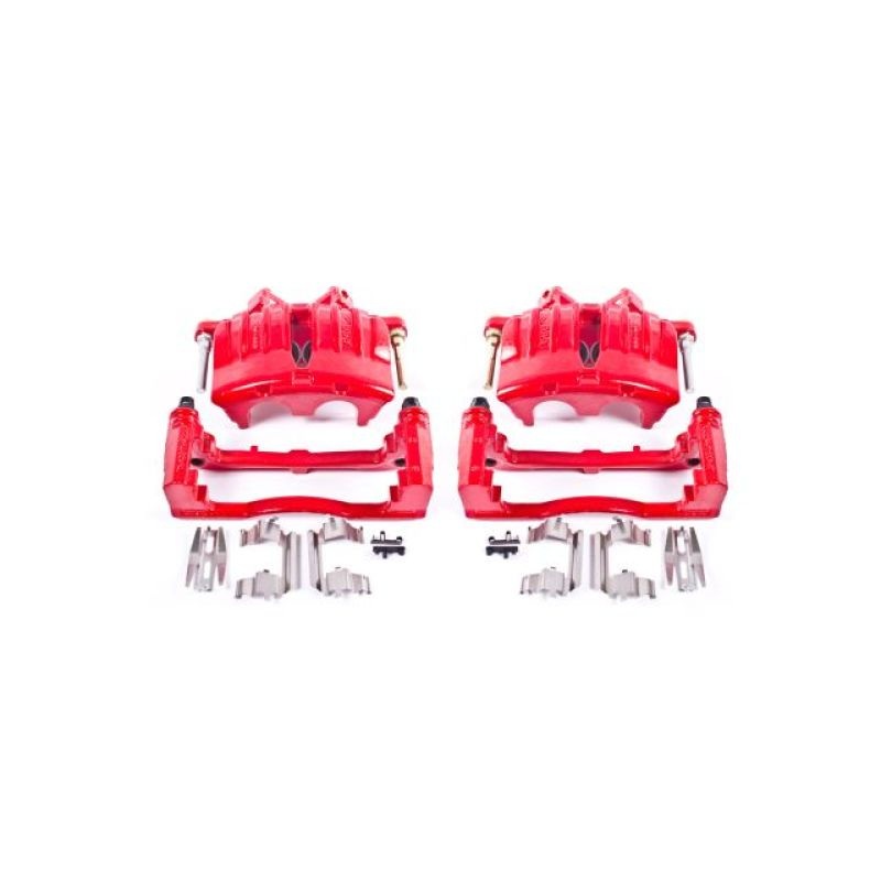 PowerStop Power Stop 04-05 Buick Rainier Front Red Calipers w/Brackets – Pair