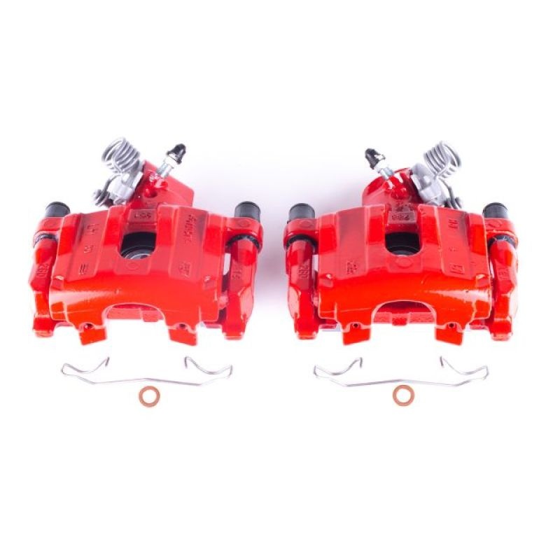 PowerStop Power Stop 04-13 Mazda 3 Rear Red Calipers w/Brackets – Pair