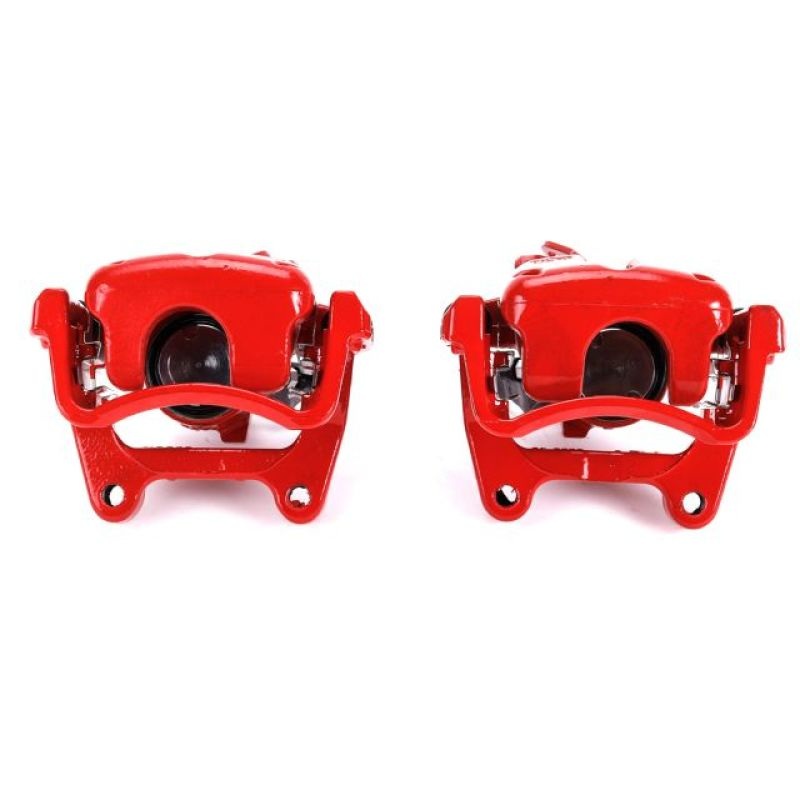 PowerStop Power Stop 06-08 Audi A3 Rear Red Calipers w/Brackets – Pair