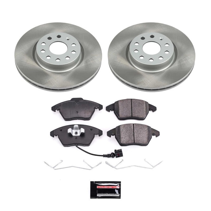PowerStop Power Stop 06-10 Volkswagen Passat Front Semi-Coated Rotor Kit