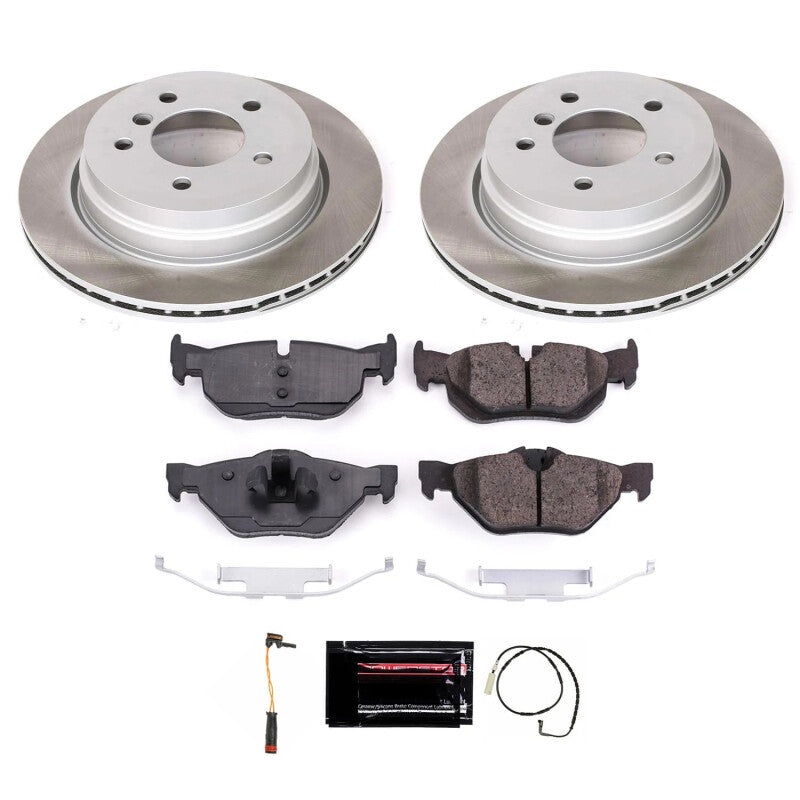 PowerStop Power Stop 07-08 BMW 328xi Rear Semi-Coated Rotor Kit