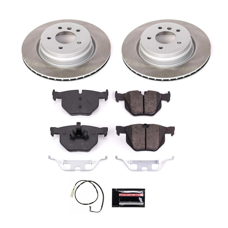 PowerStop Power Stop 07-08 BMW 335xi Rear Semi-Coated Rotor Kit