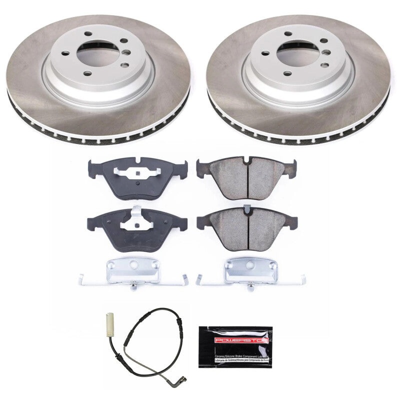 PowerStop Power Stop 07-10 BMW 335i Front Semi-Coated Rotor Kit