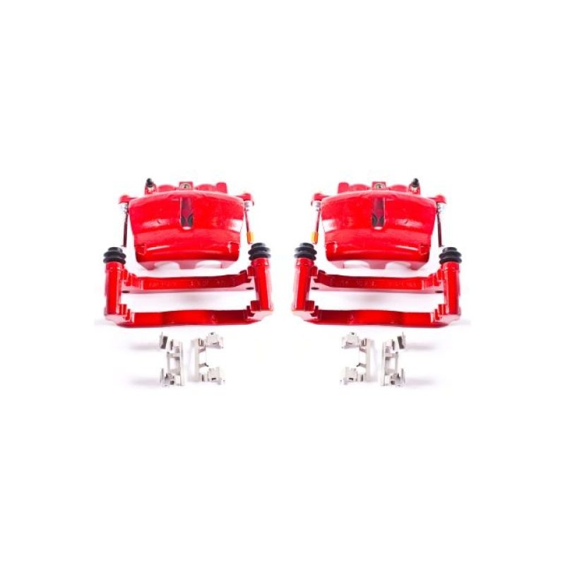 PowerStop Power Stop 08-16 Buick Enclave Front Red Calipers w/Brackets – Pair