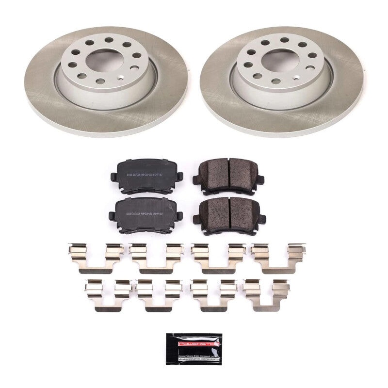 PowerStop Power Stop 09-10 Volkswagen Tiguan Rear Semi-Coated Rotor Kit