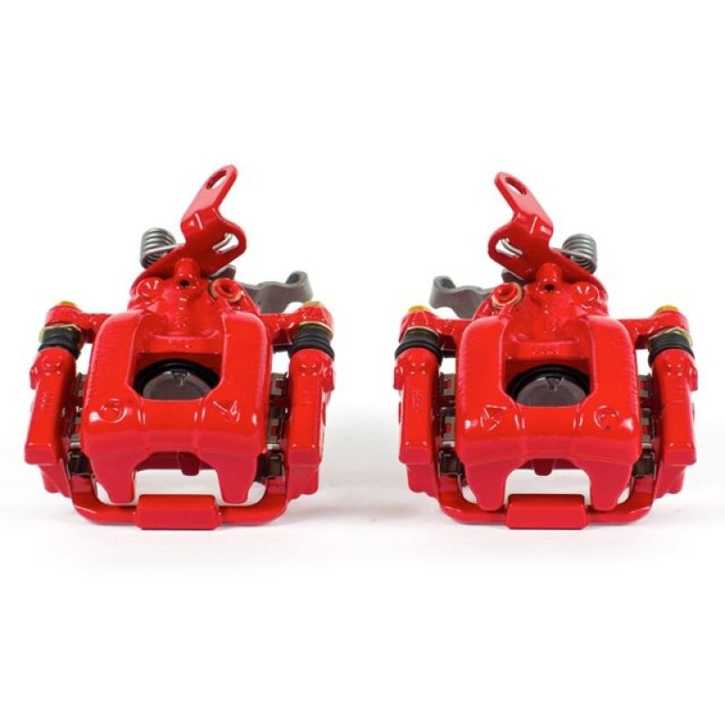 PowerStop Power Stop 10-12 Audi A3 Rear Red Calipers w/Brackets – Pair