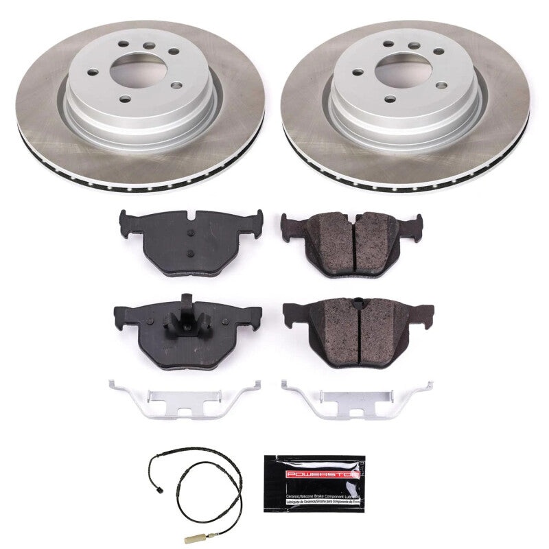 PowerStop Power Stop 11-13 BMW 335is Rear Semi-Coated Rotor Kit