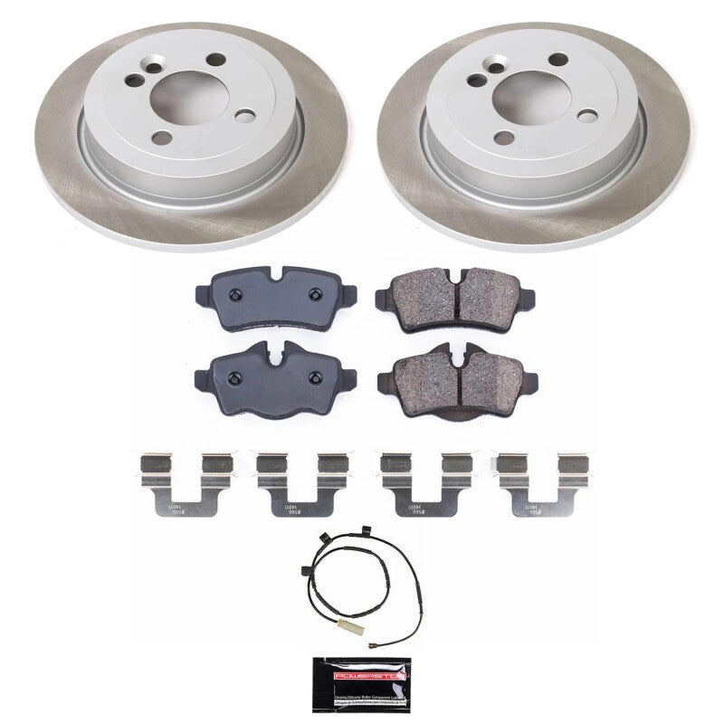 PowerStop Power Stop 11-15 Mini Cooper Rear Semi-Coated Rotor Kit