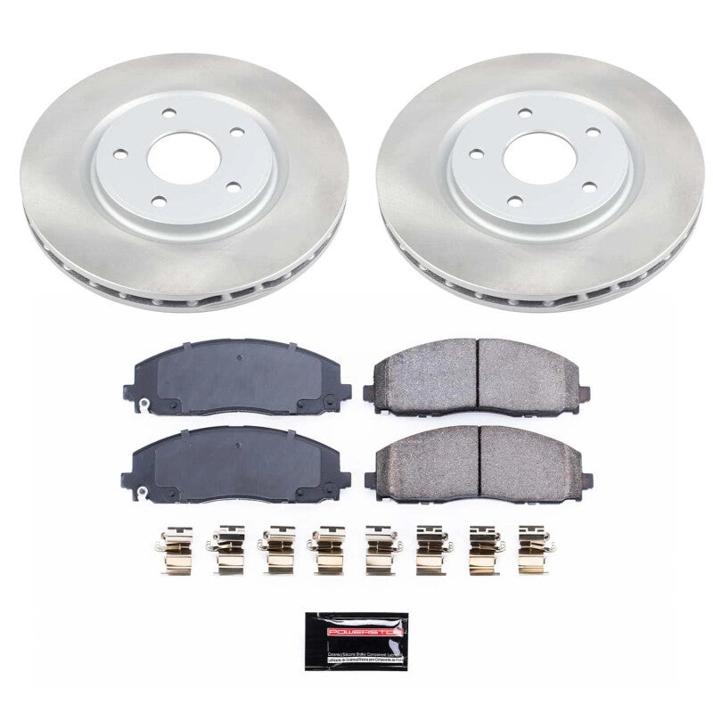 PowerStop Power Stop 12-14 Volkswagen Routan Front Semi-Coated Rotor Kit