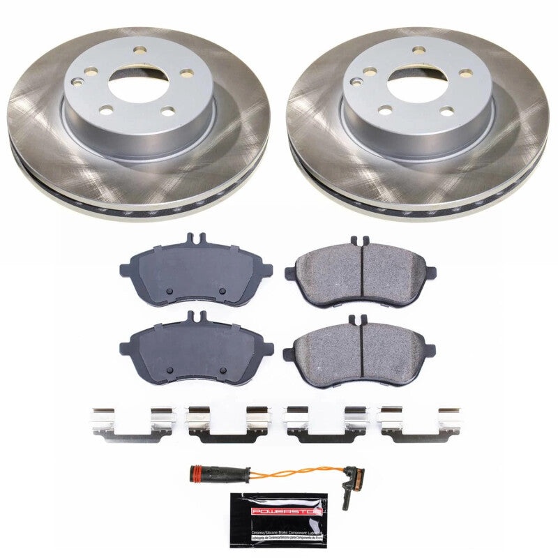 PowerStop Power Stop 12-15 Mercedes-Benz SLK250 Front Semi-Coated Rotor Kit