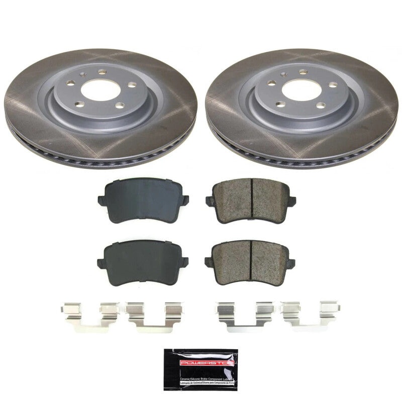 PowerStop Power Stop 14-17 Audi SQ5 Rear Semi-Coated Rotor Kit