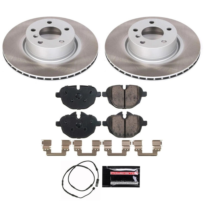 PowerStop Power Stop 15-18 BMW X4 Rear Semi-Coated Rotor Kit