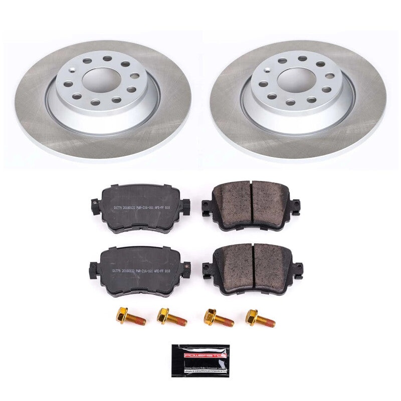 PowerStop Power Stop 16-18 Audi Q3 Quattro Rear Semi-Coated Rotor Kit