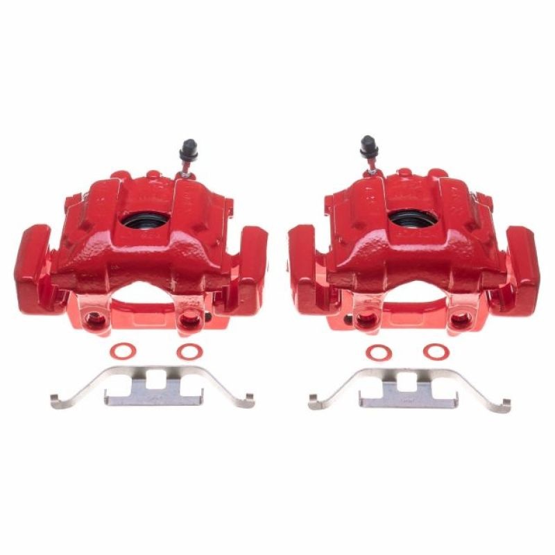 PowerStop Power Stop 1995 BMW 740i Rear Red Calipers – Pair