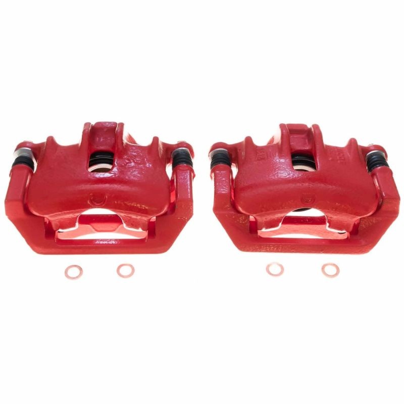 PowerStop Power Stop 1999 Land Rover Discovery Rear Red Calipers – Pair