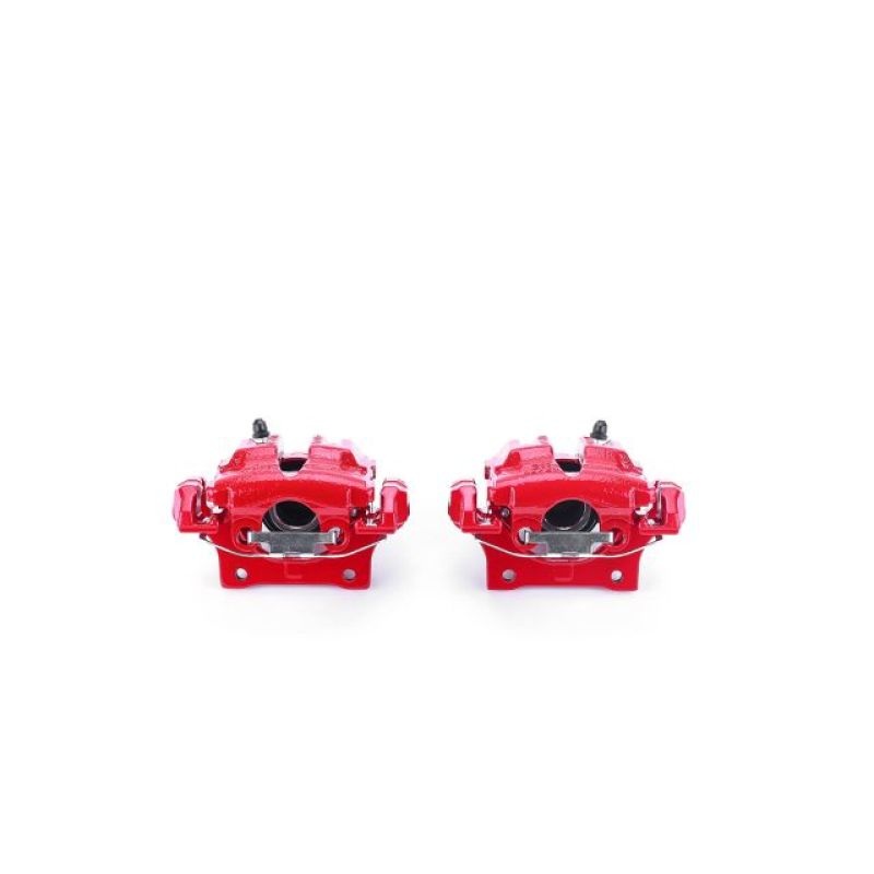PowerStop Power Stop 2006 BMW 325i Rear Red Calipers w/Brackets – Pair